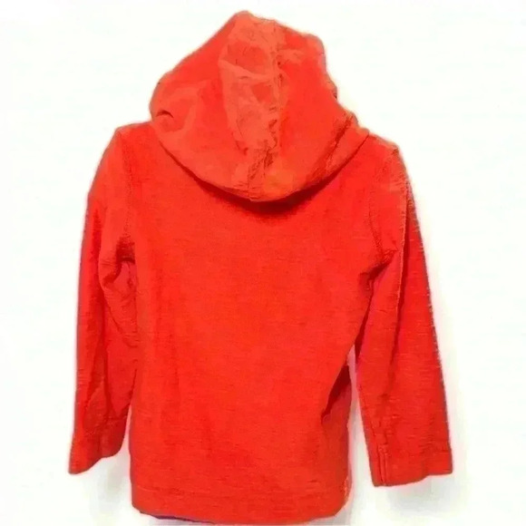 Jumping Beans - Red hoodie w Grey stripes- boys 4T - Picture 3 of 4